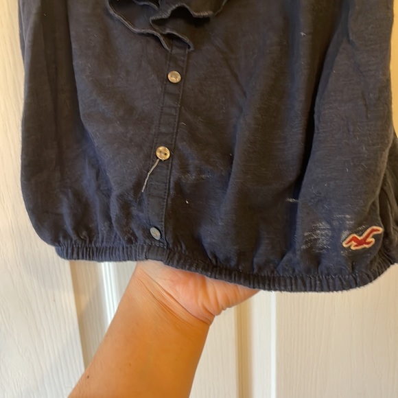 Hollister Navy Shirt - Picture 4 of 6